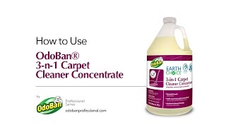 How to Use OdoBan® 3n1 Carpet Cleaner Concentrate [upl. by Ayote]