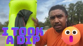 I tripped and took a dipSearch and RescueInflatable Bass prolife vest review [upl. by Aliza575]