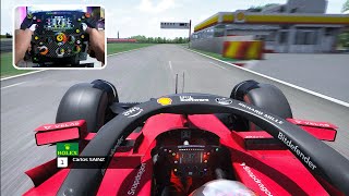 Ferrari SF23 SHAKEDOWN around Fiorano  SF1000 Wheel gameplay [upl. by Adyol]