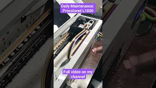 Learn more about how I perform a daily maintenance on my Procolored L1800 DTF Printer [upl. by Westbrook]