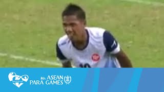 Cerebral Palsy football IND VS MAL Day 2 Full TIme Highlights  8th ASEAN Para Games 2015 [upl. by Nnylireg546]