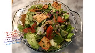 How to make Fattoush Salad  Arabic Salad  Mumtaz Hasham [upl. by Bandeen63]