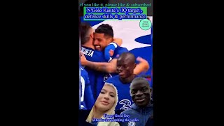 NGolo kante’s IQ target  defender skills amp performance skills shorts funny football [upl. by Yebloc]