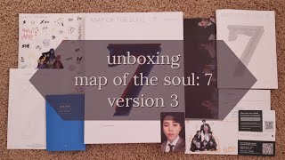 Unboxing BTS Map of the Soul 7 Version 3 [upl. by Garrity]