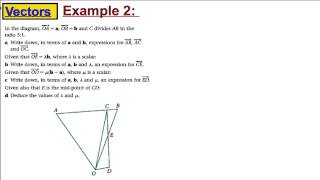 Core 4 Maths ALevel Edexcel  Vectors 3 [upl. by Wilda]