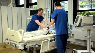 Patient repositioning in intensive care unit with the Dräger and Guldmans Turner [upl. by Renny]