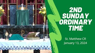 Mass for the 2nd Sunday of Ordinary Time [upl. by Lubeck]