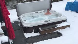 Cheers to a innovative convenient product that lets you use your hot tub year round [upl. by Bella]