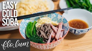 How To Make COLD SOBA Noodles  Perfect For Summer [upl. by Ordnaxela]