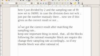 GNURADIO GNURADIOCOMPANION part62 Significance of sampling rate in simulations contd [upl. by Aneelehs]