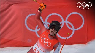 3 x 🥇 in a row for Matthias Mayer  Mens SuperG Highlights Beijing 2022 [upl. by Anyd221]