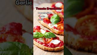 Easy Tomato Bruschetta Recipe Fresh Italian Appetizer [upl. by Kery]