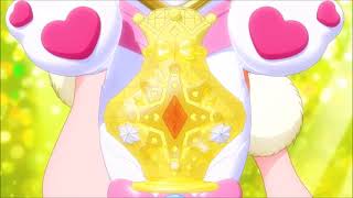 Cure Sparkle Transformation amp Attack [upl. by Latyrc]