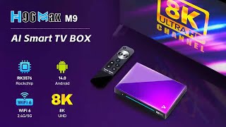 H96 Max M9 The Ultimate Android 14 TV Box with RK3576 Chipset [upl. by Jedediah]