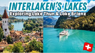 DISCOVERING INTERLAKENS LAKES What to do on Lake Brienz and Lake Thun  Travel Guide  Tips [upl. by Roberson]