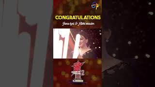 Congratulations Janu Lyri amp Abhi Master  Dhee Celebrity Special 2 Title Winner [upl. by Jessey]