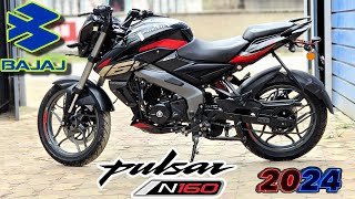 2024 Bajaj Pulsar NS160  Price Specs Top Speed amp Mileage in India [upl. by Noedig]