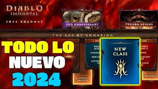 Diablo Immortal Plan Anual 2024 y La Nueva Clase💥 [upl. by Kamerman]