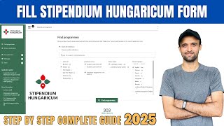 How to fill Stipendium Hungaricum Scholarship form 2025  Complete Guide [upl. by Ycnej]