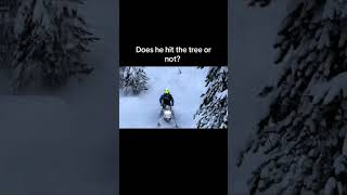 He pulled it off snowmobile skidoo oxbowgear snow polaris mountainreadymethod [upl. by Caine327]