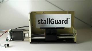 Trinamic  linear stallGuard™ movement demo [upl. by Tran]