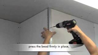 How to Install Metal Drywall Corner Bead [upl. by Mariejeanne]