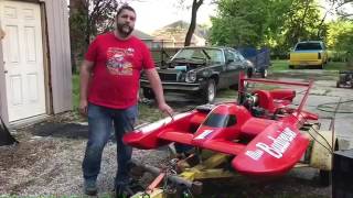 Worlds largest Radio controlled unlimited hydroplane boat rc rc [upl. by Ahsyekat580]