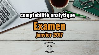 comptabilité analytique  Correction dexamen janv 2017 quotProf Tiguintquot [upl. by Ahpla]