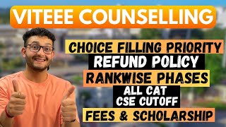 VITEEE Counselling 2024  Complete Process  Refund Policy  Fees amp Scholarships  Must Watch [upl. by Maddalena258]