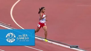 Athletics Womens 10000m Final Day 6  28th SEA Games Singapore 2015 [upl. by Okiam913]