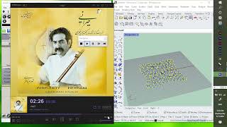 sound visualization for learning via grasshopper Rhino [upl. by Nylinnej]
