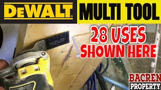 28 ways to use a Multi Tool  Dewalt [upl. by Aidnic]