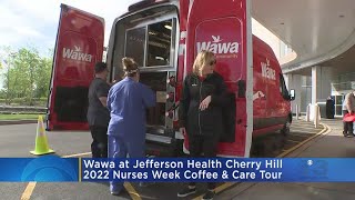 Some South Jersey Nurses Got A Coffee Boost On National Nurses Week [upl. by Aihsat265]