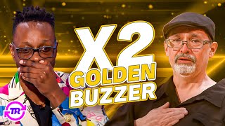 Not One But TWO GOLDEN BUZZERS on AGT 2024 Premiere [upl. by Ahtenek320]