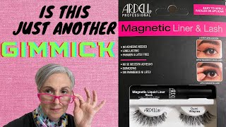 Review of Ardell Magnetic False Lashes  Pros and Cons  Cruelty Free  Vegan  Over 60 [upl. by Ailaht]