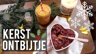 Healthy vegan kerst ontbijt [upl. by Auqenat]