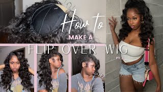 HOW TO FLIP OVER METHOD SEW IN  WIG  DETAILED STYLING TUTORIAL PT2  LUXSHAREE [upl. by Antone]