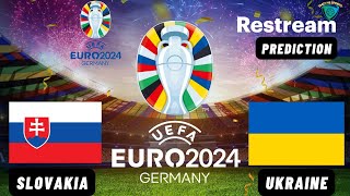 Slovakia vs Ukraine Live Stream UEFA Euro 2024 Football Match Commentary Score amp Highlights [upl. by Varien831]