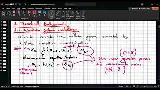 Unscented Kalman Filter Design  Les 1  Derivation  Part 1 [upl. by Kiona]