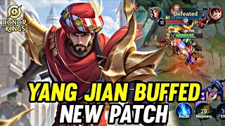 Honor Of Kings Yang Jian Buffed New Patch [upl. by Ringler]