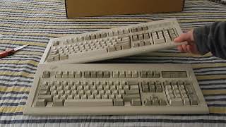 Unicomp Model M 103key PS2 Beige Keyboard [upl. by Oetsira]