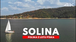 Solina Jezioro z drona 4K Zapora Zalew Soliński Polska z lotu ptaka [upl. by Llebiram820]