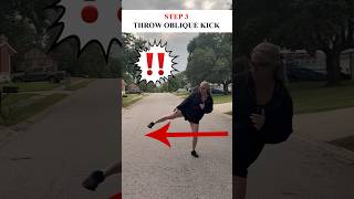 How To Do OBLIQUE KICK in a FIGHT 💥 Shorts Kempo Karate [upl. by Anna415]