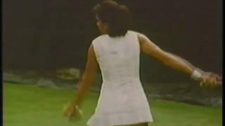 Margaret Court vs Virginia Wade 1969 US Open Forest Hills NY [upl. by Kcirdla]