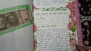 12th class economic project Demonetisation in Hindi [upl. by Henebry702]