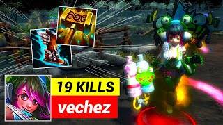 HoN Pollywog Priest vechez 1797 MMR MVP [upl. by Ecnerual]