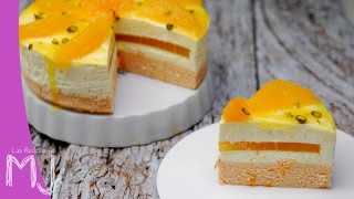 CHEESECAKE DE NARANJA  Tarta de queso sin horno [upl. by Loyce]