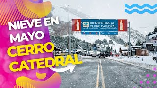 🔴 ¡Nieve en Mayo en Bariloche Recorrido por la base del Cerro Catedral antes de la apertura de ski [upl. by Caroline632]