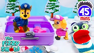 Fizzy Has Winter Fun With Paw Patrol Trolls Band Together amp Rudolph  Fun Compilation For Kids [upl. by Israel497]