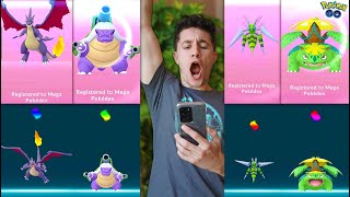 EVOLVING TO EVERY MEGA POKÉMON IN POKÉMON GO These Pokémon are INCREDIBLE… [upl. by Gamages678]